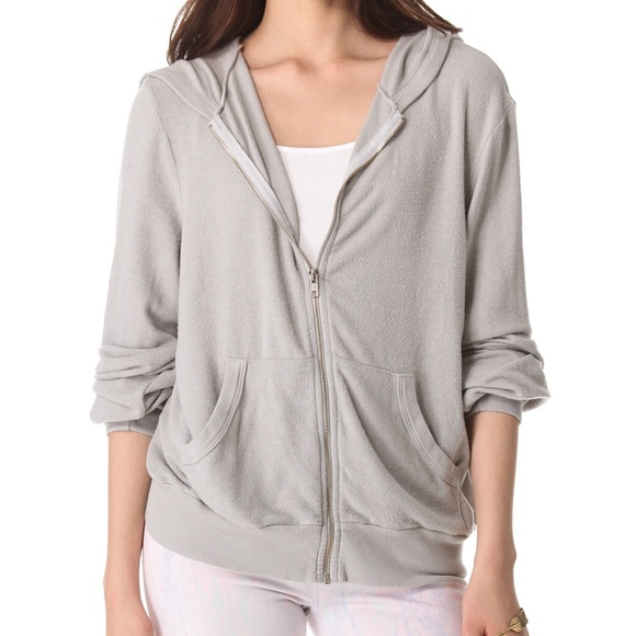 Wildfox grey zip up - Picture 1 of 4